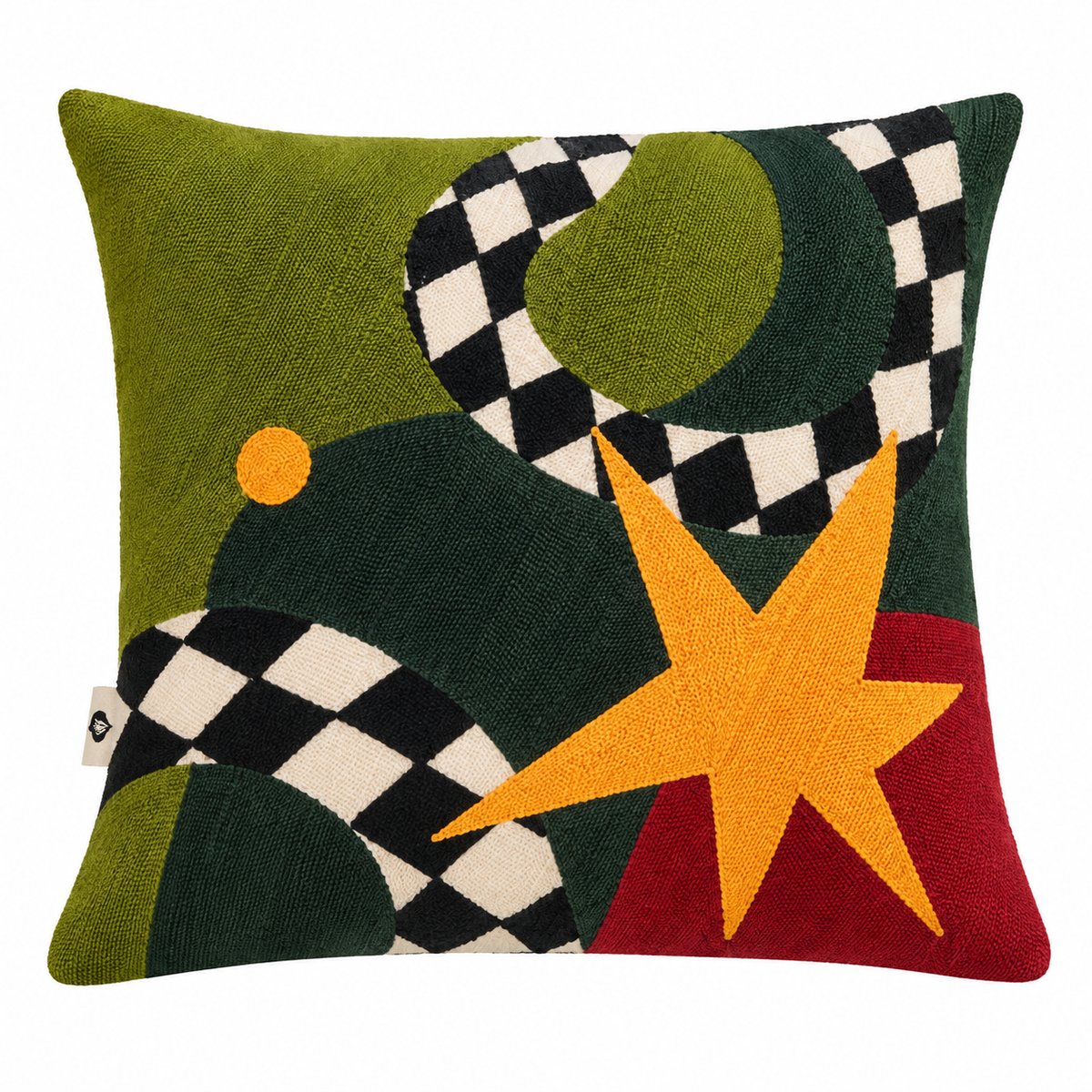 Star gaze tufted cushion