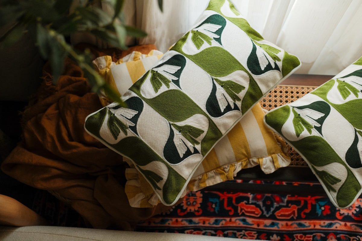 Paradise tufted cushion