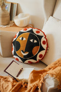Soleil tufted round cushion