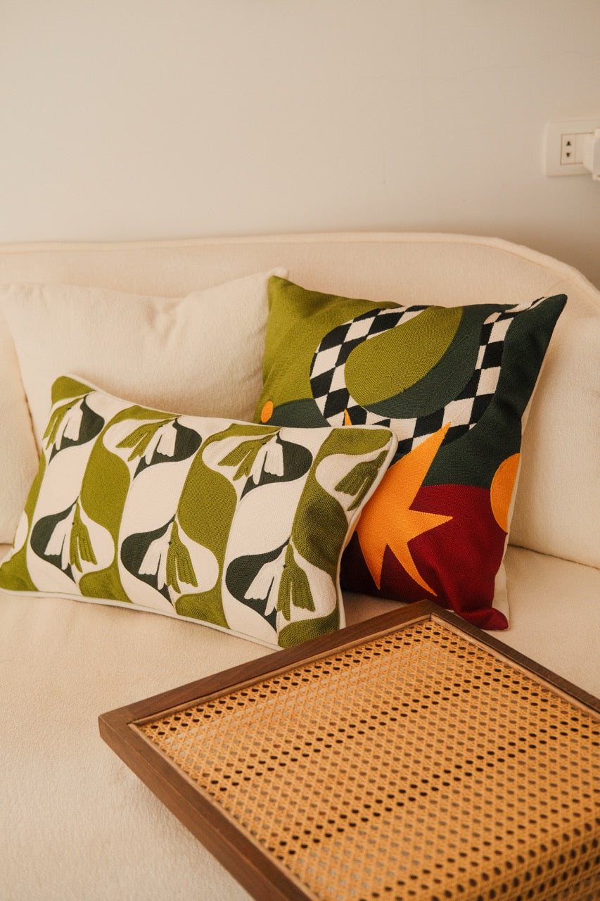 Paradise tufted cushion